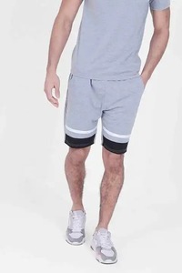 Summer Casual Men's Oversized Fit Breathable Polyester/Cotton Blend Canvas T-shirt and <b>Mesh</b> Shorts <b>Two</b>-<b>Piece</b> <b>Set</b> - Product Image 4