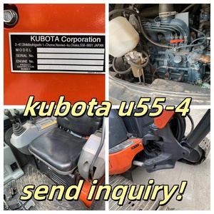Miniexcavadora Usada Kubota U55, Retroexcavadora, Tractor Cargador, 4 Toneladas, Hidráulica, de Orugas, DK - Product Image 3