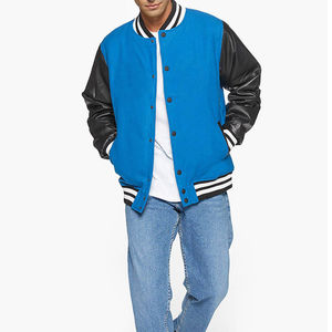 Chaqueta Varsity de lana 100% para hombre, ropa de calle elegante para invierno, cálida de alta calidad para ropa informal y chaquetas universitarias deportivas - Product Image 4