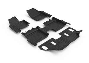 Tapis de sol de voiture KATA VINA 5D TPE, 2 mm d'épaisseur, ensemble complet de 4 pièces, durable, imperméable, antidérapant, fabriqué à Hanoï, modèle Vinfast VF3 - Product Image 6