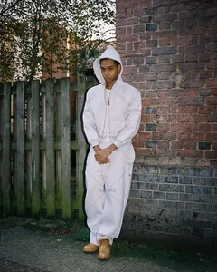 Sudaderas con capucha personalizadas de alta calidad Heavyweight Oversized 100% Cotton Baggy Zip up Hoodie para hombres - Product Image 1