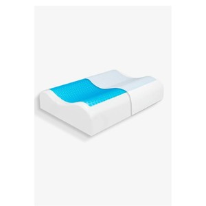 Oreiller en gel viscoélastique rafraîchissant Varol Lunara 60x40x14, confortable et offrant un soutien optimal pour un sommeil réparateur - Product Image 1