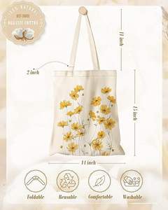 Sac en toile de style attrayant et utile avec logo personnalisé Sacs à main respectueux de l'environnement Shopping Sacs fourre-tout en jute du Bangladesh - Product Image 4