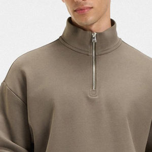 Sudadera Casual Básica para Hombre con Cuello Alto, Alta Calidad con Logotipo, Corte Regular, Mangas Completas, Diseño Personalizado - Product Image 2