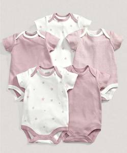 Wholesale 4-Pack Baby <b>Bodysuits</b> 100% Cotton Jumpsuits Embroidered Newborn Rompers Set <b>for</b> Boys Girls Soft Comfortable Made - Product Image 2