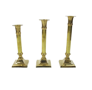 New Design Aluminum <b>Gold</b> Polished Candle Stand Modern Designer High Quality Brass Candle Holder - Product Image 6