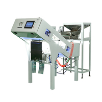 Lage Snelheid Optische Ccd Rgb Band Type Vorm Grootte Hazelnoot Kleur Sorteerder Machine, Koffie Fruit Bosbessen Kleur Sorteerapparatuur