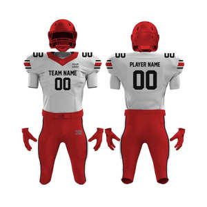 Nouvel Arrivage 2026 Ensemble d'uniformes de football américain respirant et anti-humidité à manches courtes, grande taille, personnalisable 100% - Product Image 1