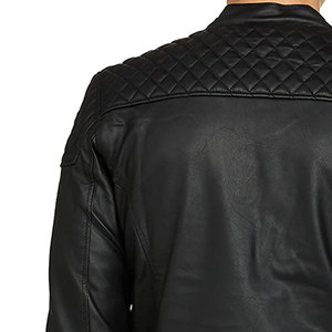 Professionally Manufacturer Winter <b>Men</b> Leather <b>Jacket</b> with Front Logo Customized Color & Logo Low MOQ - Product Image 6