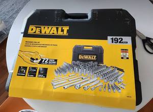 192 Piece Mechanics Tool <b>Set</b> Socket <b>Wrench</b> Kit with 72 Tooth <b>Ratchet</b> 3 8 Inch Drive Case for Repair Maintenance - Product Image 1