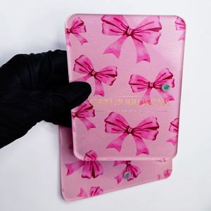 Pinzas Magnéticas para Extensión de Pestañas con Lazo Rojo Acrílico Personalizado y Función de Lifting de Pestañas, Último Modelo Sostenible - Product Image 2