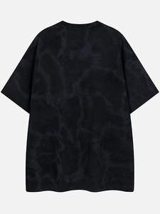 Fabricant de vêtements sur mesure : T-shirt oversize coupe carrée, T-shirts à épaules tombantes en coton épais, T-shirt graphique court coupe carrée 100% coton - Product Image 2