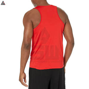 Camiseta Deportiva sin Mangas de Algodón y Bambú de Punto, Corte Regular, para Hombre, Ropa Deportiva de Secado Rápido para Verano - Product Image 4