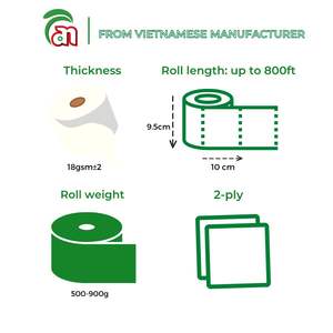 RegenSoft Eco-Conscious 2-Ply Bamboo <b>Toilet</b> Paper Conveniently Durable and Strongly Flushable <b>Mini</b> <b>Jumbo</b> <b>Roll</b> - Product Image 2