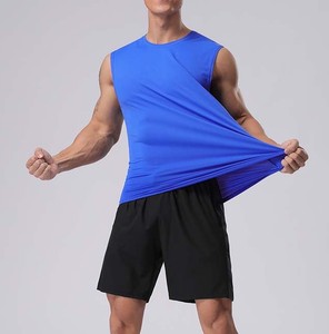 เสื้อกล้ามออกกำลังกายสำหรับผู้ชายเสื้อกล้ามระบายอากาศได้ดีเสื้อเล่นกีฬากล้ามเนื้อแขนกุดเสื้อกล้ามออกกำลังกายวิ่งออกกำลังกายโลโก้ได้ตามต้องการ - Product Image 6