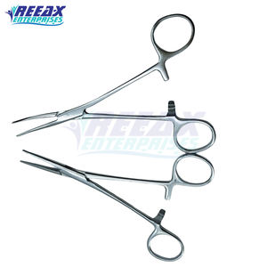 Custom Locking <b>Pliers</b> Forceps <b>Set</b> 12.5 16 18 cm Hemostatic Hand Tool Wholesale Rate REEAX ENTERPRISES Surgical Instruments Basis - Product Image 4