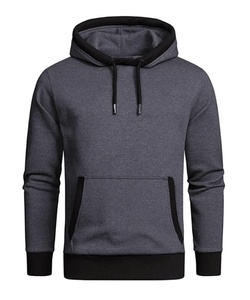 Sudaderas básicas de mezcla de algodón de último estilo para hombre, sudaderas con capucha de tela suave para hombre, sudaderas con capucha de nuevo diseño para hombre, venta en línea - Product Image 3