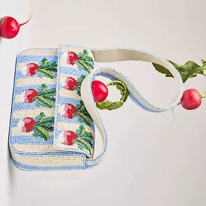 Handmade Luxury Party Bridal <b>Crossbody</b> Handbag <b>White</b> Bride Beaded Clutch Glass Bead Sequin Evening <b>Bag</b> Wholesale Wedding Purse - Product Image 1