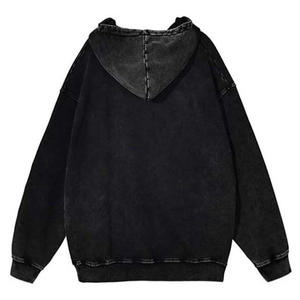 Sudadera Moderna Extra Grande para Hombre, Estilo Lavado Ácido, para Invierno, con Corte Regular, 100% Algodón, Textura Suave y Detalles Duraderos - Product Image 6