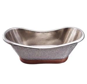 Trending Free Standing Brass Bath Tub Luxury Double <b>Slipper</b> Copper Shined Luxury Bath Tub Wholesale Price - Product Image 4