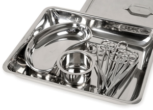 ชุดเย็บแผลพรีเมี่ยม12ชิ้นพร้อมถาดไตทำจากสแตนเลสคุณภาพสูงมาตรฐานความปลอดภัยด้วยมือ-mol - Product Image 2