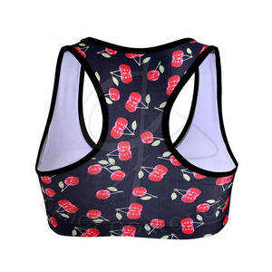 Soutien-gorge de sport pour femme en coton de marque Taille personnalisable Sublimation Soutien-gorge d'entraînement et de fitness Yoga - Product Image 3