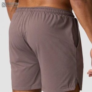 Pantalones Cortos Deportivos de Compresión para Hombre, Ajustados, Casuales, de Poliéster/Algodón, Secado Rápido, Cintura Media, con Cordón, para Gimnasio, Entrenamiento, Verano - Product Image 6