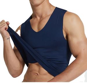 Camiseta sin mangas de algodón para hombre, camiseta sin mangas musculosa para correr - Product Image 6