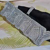 925 Plata Iced Out VVS D Moissanite Hip Hop joyería fina colgantes y dijes GRA certificado Diamante alternativo letras personalizadas