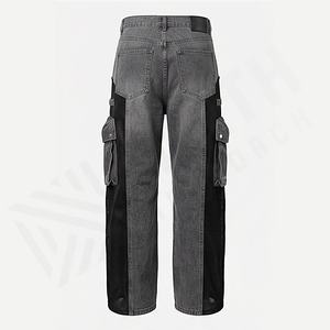 Pantalones Vaqueros de Mezclilla para Hombre 2025, Pantalones Ajustados, Vaqueros Ajustados para Hombre, Venta al por Mayor de Fábrica, Transpirables, Rectos, Servicio OEM - Product Image 2