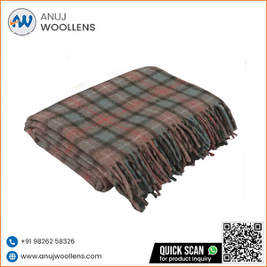 Manta Jacob cómoda y acogedora de lana suave de nuevo diseño de alta calidad al precio más bajo - Product Image 6