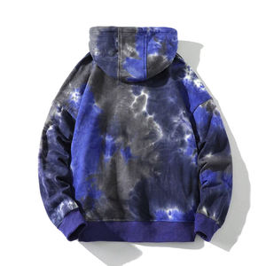 Custom Tie-Dye Men's Autumn Eco-Friendly <b>Lightweight</b> Breathable Stonewash 100% Cotton Sublimated Vintage Classic <b>Hoodie</b> - Product Image 2