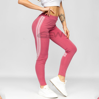 SAVOW FIGHT WEAR Leggings sans couture taille haute en Spandex/Polyester, longueur genou, respirants, à compression, avec panneaux ventilés