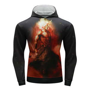 Sweat à capuche pour homme, 100% coton, tissu tricoté, respirant, séchage rapide, coupe-vent, écologique, coupe classique, décontracté, automne, personnalisé - Product Image 6