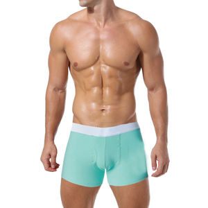 Factory Manufacturer Trendy Wholesale Custom Breathable Seamless Men's Boxers Polyester <b>Stretch</b> Comfortable Men's Underwear - Product Image 1