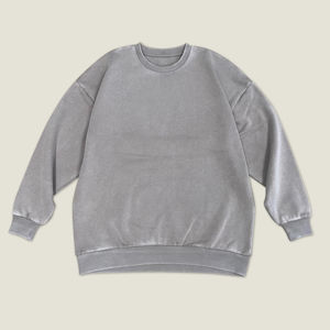 Sweat-shirt d'hiver pour homme, col rond, en molleton 100% coton, personnalisable, sans doublure, style streetwear, vente en gros - Product Image 2