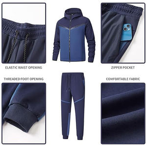 Venta al por mayor de chándal de entrenamiento para gimnasio personalizado para hombre chándal OEM logotipo personalizado proveedor chándales para hombre - Product Image 4