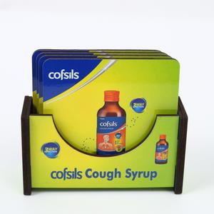 Sous-verres Cofsil de qualité supérieure (lot de 4) avec support personnalisé (avec boîte) MDF Laminage brillant EVA - Product Image 3