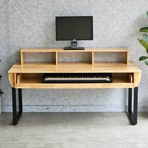 Contemporary L-Shaped Office <b>Desk</b> 170x70x95cm Wooden/Metal <b>Foldable</b> for Bedroom Office Furniture SD68019 - Product Image 6