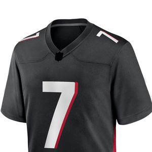 Camisetas de fútbol americano de alta calidad 100% algodón malla transpirable secado rápido tarifa al por mayor OEM personalizado todos los tamaños disponibles - Product Image 4