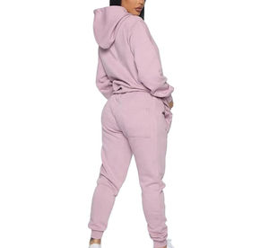 Conjuntos Deportivos Personalizados para Mujer, de Invierno, con Lavado Ácido, Estampados, Transpirables, Resistentes al Viento, de Algodón, con Logotipo Personalizado OEM - Product Image 5