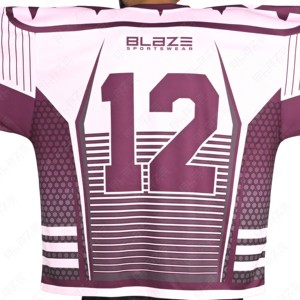 เสื้อเจอร์ซีย์ฮ็อกกี้น้ำแข็งพิมพ์ลายเสื้อเจอร์ซีย์สำหรับผู้ใหญ่ - Product Image 4