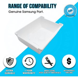 Nouveau bac à glaçons en plastique durable DA61-05300A compatible avec les réfrigérateurs domestiques Samsung - Product Image 5