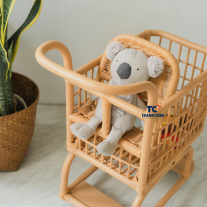 Venta al por mayor de carrito de compras RATTAN KIDS al mejor precio, alta calidad, diseño personalizable, producto más vendido de Vietnam - Product Image 5