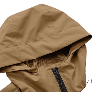 Vestes coupe-vent en polyester 100% couleur unie, personnalisables avec logo, confortables et douces, vente en gros - Product Image 2