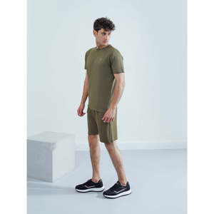 ENIOLA Custom logo High Quality Regular <b>Short</b> Breathable Comfortable Street Style Bermuda Cotton <b>Shorts</b> XXS Size Leopard Logos - Product Image 3