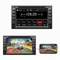 Autoradio universel double DIN 7 pouces pour tableau de bord, écran tactile Android, GPS intégré, USB, FM, RDS, Mirror Link