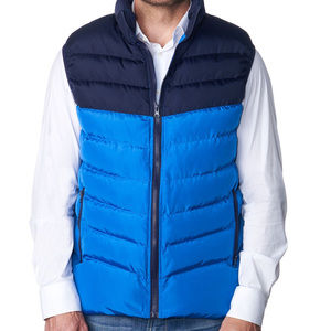 Chaleco acolchado sin mangas cálido de invierno al por mayor con cuello alto y cremallera, chaqueta ligera con cremallera, abrigo cálido con cremallera, chaqueta acolchada - Product Image 1
