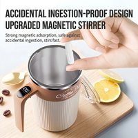 Mug isotherme intelligent Nicebuy en acier inoxydable 316 avec affichage de la température, 450 ml, tasse à café thermique portable, bouteille d'eau de voyage avec couvercle