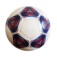 Ballons de football de haute qualité, couleur unie, cousus à la main, tailles 3/4/5, en PU/PVC/cuir thermocollé, OEM disponible